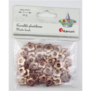 Picture of Koraliki plastikowe kwiatki 15mm 20g