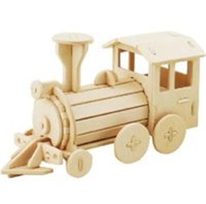 Picture of Drewniane puzzle 3D Lokomotywa