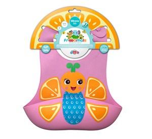 Picture of Śliniak silikonowy Frootimals orangiefly