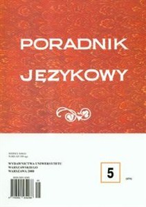 Picture of Poradnik językowy 5/2008