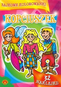 Picture of Bajkowe kolorowanki Kopciuszek 32 naklejki