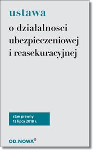 Obrazek Ustawa o działalności ubezpieczeniowej i reasekuracyjnej
