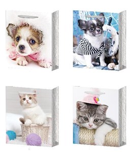 Picture of Torebki prezentowe JYWK 1030 M mix wzorów 12 sztuk