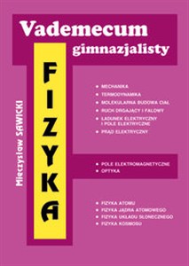 Obrazek Vademecum gimnazjalisty Fizyka