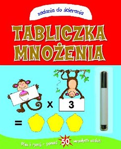 Obrazek Tabliczka mnożenia. Zadania do ścierania