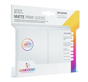 Picture of Gamegenic: Matte Prime CCG Sleeves 66x91mm White