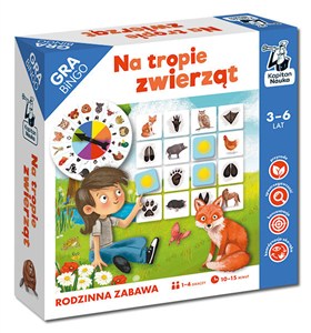 Obrazek Gra bingo Na tropie zwierząt (reedycja Smart bingo)