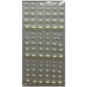 Obrazek Perełki samoprzylepne okrągłe 90szt