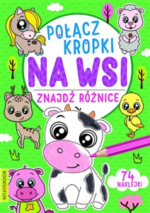 Obrazek Na wsi. Połącz kropki, znajdź różnicę