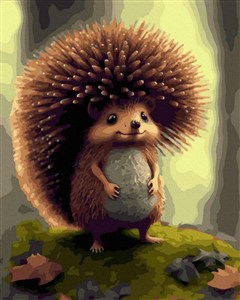 Obrazek Malowanie po numerach Jeżyk