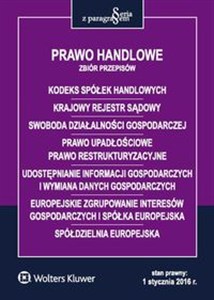 Picture of Prawo handlowe Zbiór przepisów