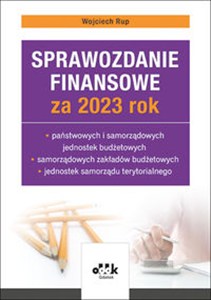 Obrazek Sprawozdanie finansowe za 2023 rok państwowych i samorządowych jednostek budżetowych, samorządowych
