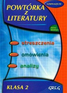 Obrazek Powtórka z literatury 2 Gimnazjum