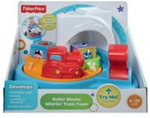 Obrazek Ruchome klocki Kolejowe miasteczko