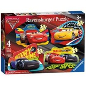 Obrazek Puzzle 4w1 Auta 3 Puzzle podłogowe