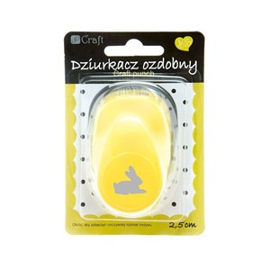 Picture of Dziurkacz ozdobny Królik 2,5cm mix