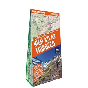 Obrazek Maroko Atlas Wysoki (High Atlas. Morocco) Laminowana mapa trekkingowa 1:100 000