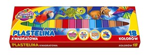 Picture of Plastelina kwadratowa 18 kolorów