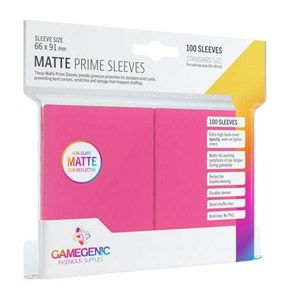 Obrazek Gamegenic: Matte Prime CCG Sleeves 66x91mm Pink
