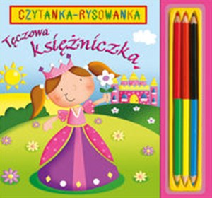 Obrazek Tęczowa księżniczka Czytanka Rysowanka