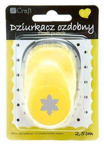 Picture of Dziurkacz ozdobny 2,5cm śnieżynka 3 MIX