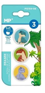 Obrazek Gumka do ścierania Dinozaury 3szt