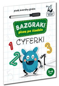 Obrazek Bazgraki piszą po śladzie Cyferki