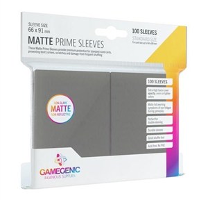 Obrazek Gamegenic: Matte Prime CCG Sleeves 66x91mm Grey