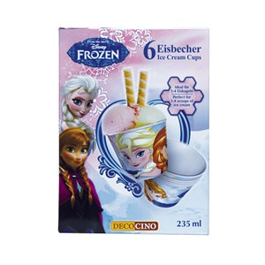 Obrazek KUBEK NA LODY FROZEN KRAINA LODU 6 SZTUK