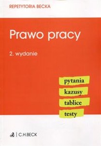 Picture of Prawo pracy Repetytoria Becka pytania kazusy tablice testy
