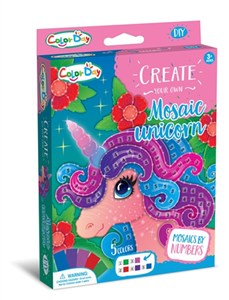 Picture of Wyklejanka po numerach Jednorożec