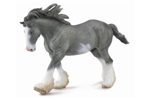 Obrazek OgierClydesdale maści czarnej XL