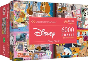 Obrazek Puzzle 6000 UFT Disney The Great Book of Disney 81037