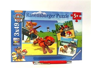 Obrazek Puzzle Psi patrol 3x49