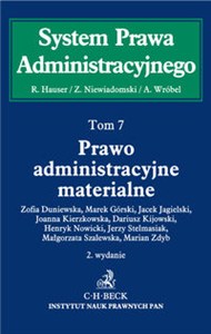Obrazek Prawo administracyjne materialne Tom 7