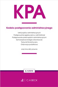 Picture of Kodeks postępowania administracyjnego oraz ustawy towarzyszące