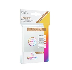 Picture of Gamegenic: Matte 7 Wonders Sleeves 67x103mm
