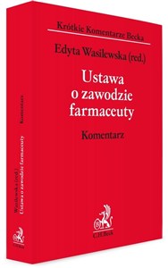 Obrazek Ustawa o zawodzie farmaceuty. Komentarz