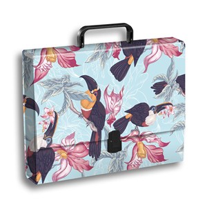 Obrazek TECZKA Z RĄCZKĄ A4 T 0123 TUKAN FOLIA MAT NIERYSUJĄCA