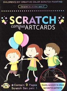 Obrazek Obrazek do zdrapywania Dzieci 9szt