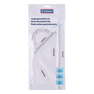 Obrazek Zestaw geometryczny duży transparentny