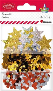 Picture of Konfetti płatki śniegu 35mm mix