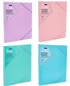 Picture of Teczka z gumką PP Pastel Line 1szt.mix