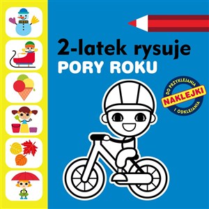 Obrazek 2-latek rysuje Pory roku