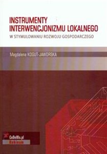 Obrazek Instrumenty interwencjonizmu lokalnego w stymulowaniu rozwoju gospodarczego
