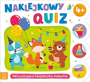 Picture of Naklejkowy quiz 4+ Aktywizująca książeczka malucha