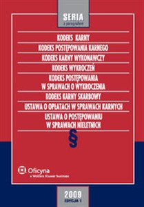 Obrazek Kodeks karny. Kodeks postępowania karnego. Kodeks karny wykonawczy. Kodeks wykroczeń.