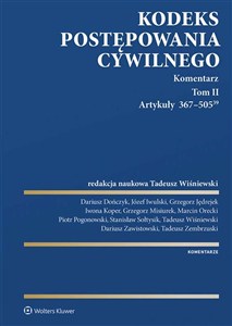 Picture of Kodeks postępowania cywilnego Komentarz Tom 2 Artykuły 367–505(39)