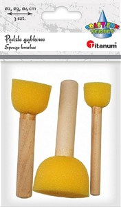 Picture of Pędzle gąbkowe płaskie mix 3szt.