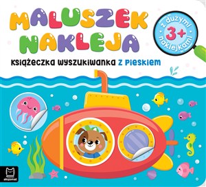 Picture of Maluszek nakleja Książeczka wyszukiwanka z pieskiem z dużymi naklejkami 3+